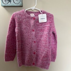 New with tags Gymboree fuzzy pink sweater